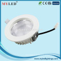 Boîtier en plastique LED haut et bas en acier inoxydable 24PCS 2835SMD 12W LED Downlight